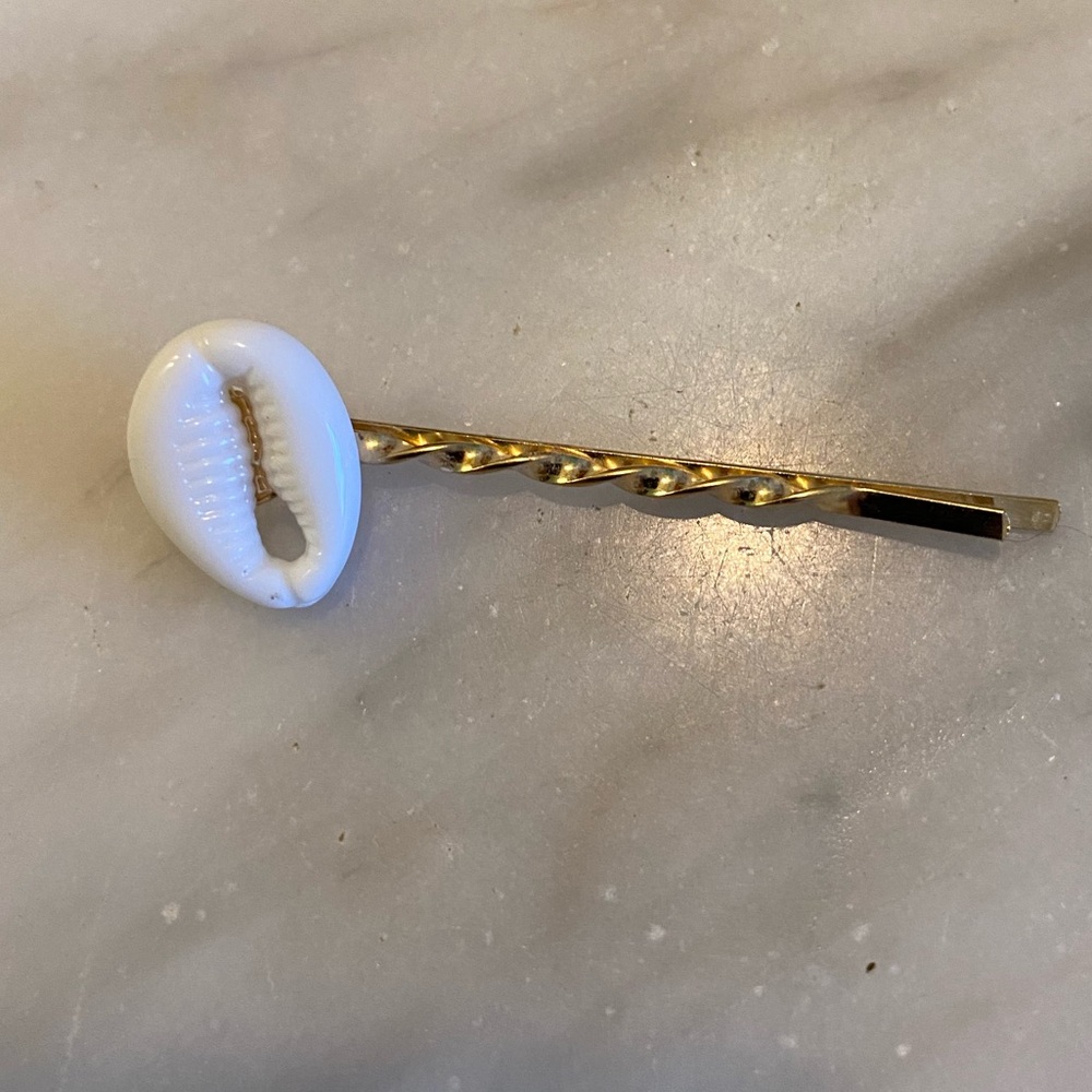 Cowrie Shelll Hair Pins set of 6